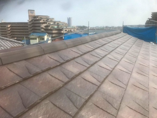 加古川市のルーガ鉄平を使用した葺き替え工事完了